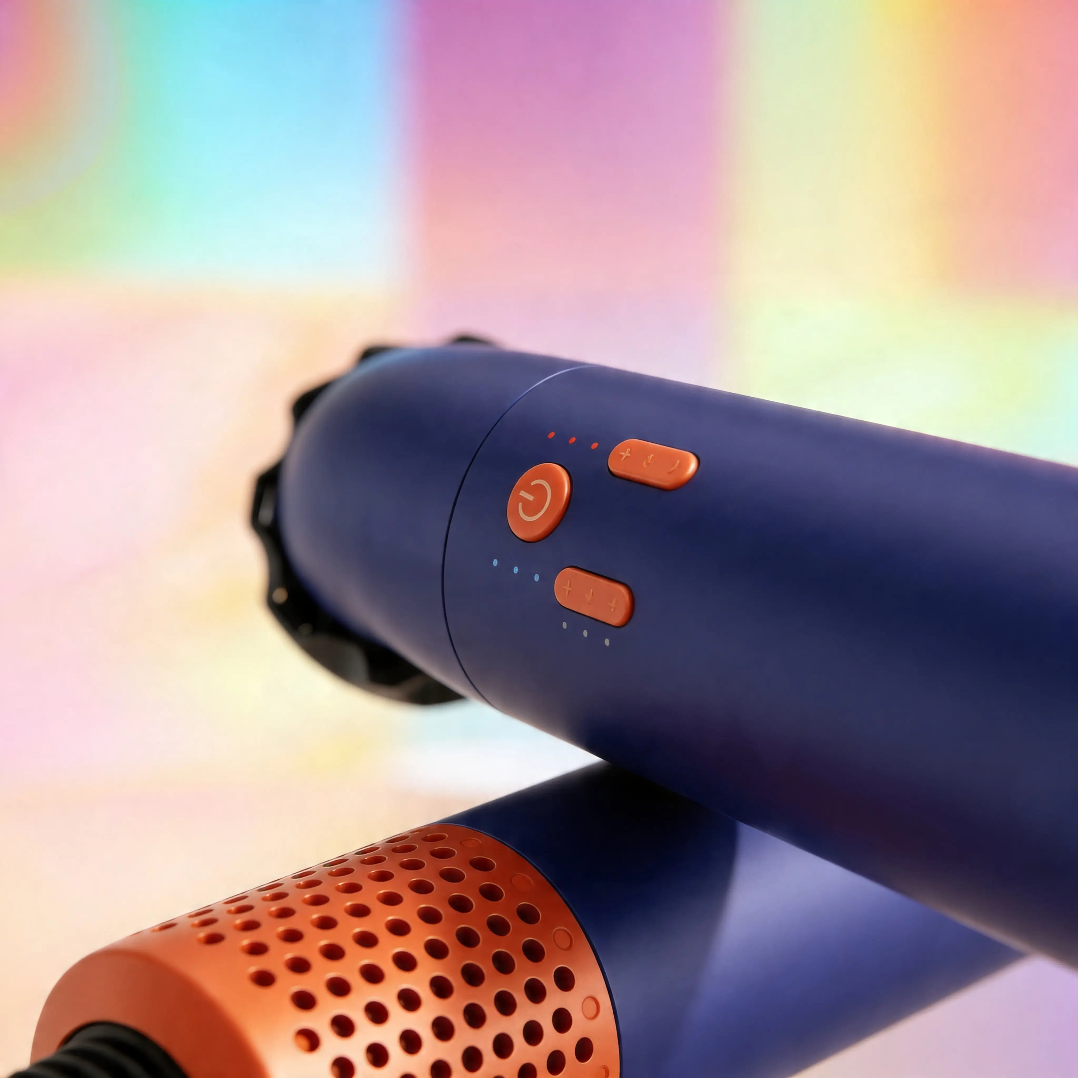 Asciugacapelli Ionico Senza Pale - Tecnologia Vortex Air, Silenzioso, Anti Crespo, Bocchetta Magnetica Uè Shop