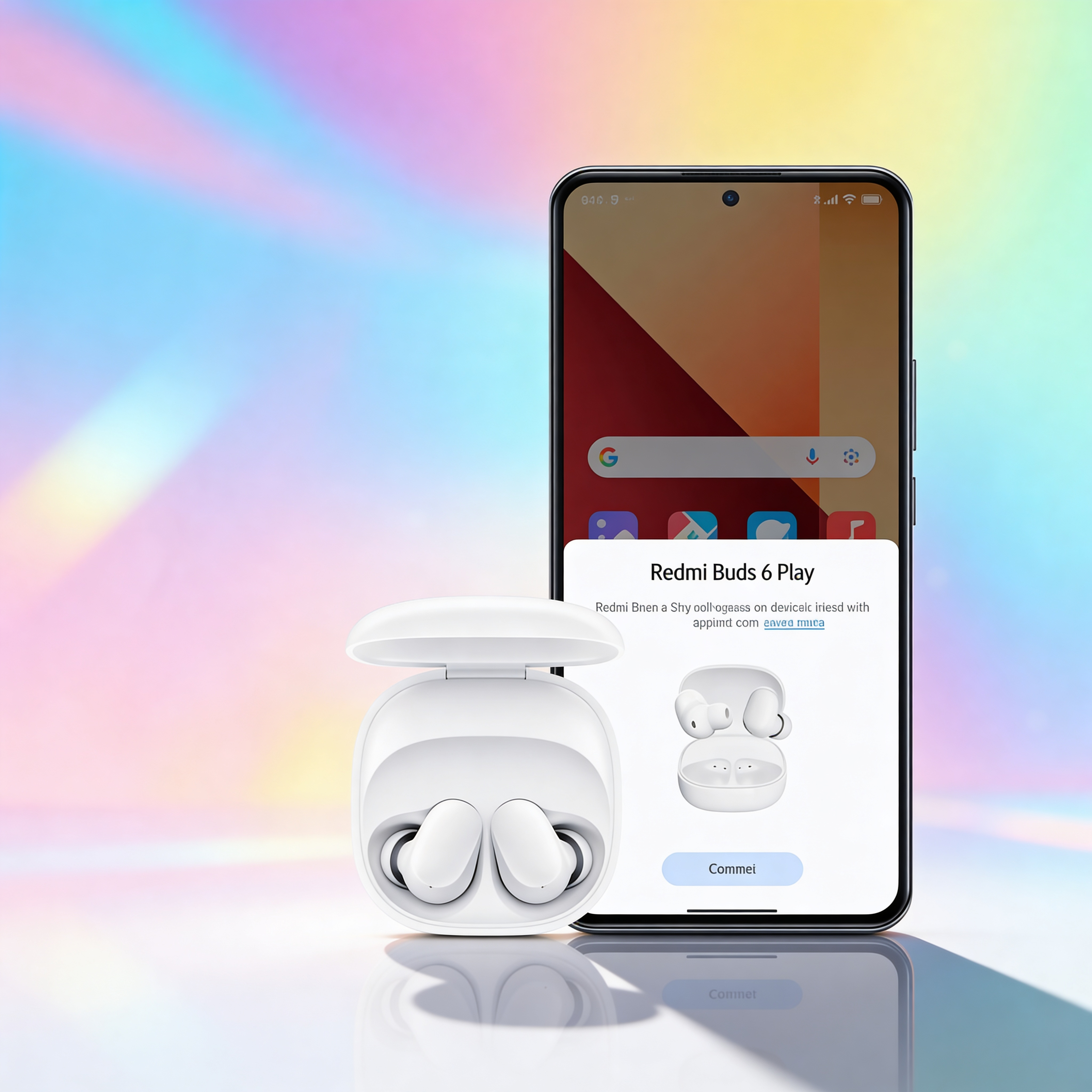 Auricolari Bluetooth Xiaomi Redmi Buds 6 - True Wireless ANC 49 dB, Doppio Driver, 42h Autonomia, Audio 360° Uè Shop