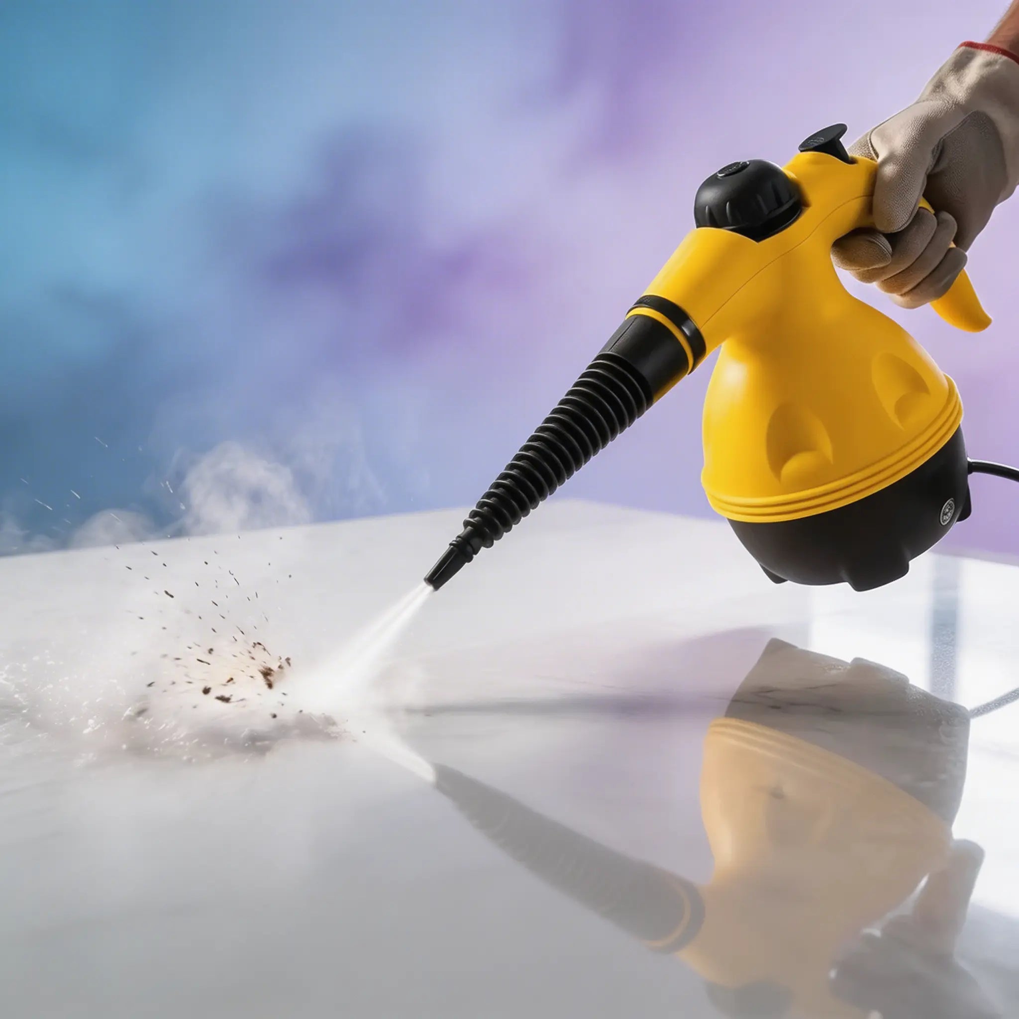 Pulitore a Vapore Portatile 1000W Alta Pressione con Accessori – Pulitore a Vapore Multifunzione per Casa, Cucina, Bagno, Divani, Vetri e Auto Uè Shop