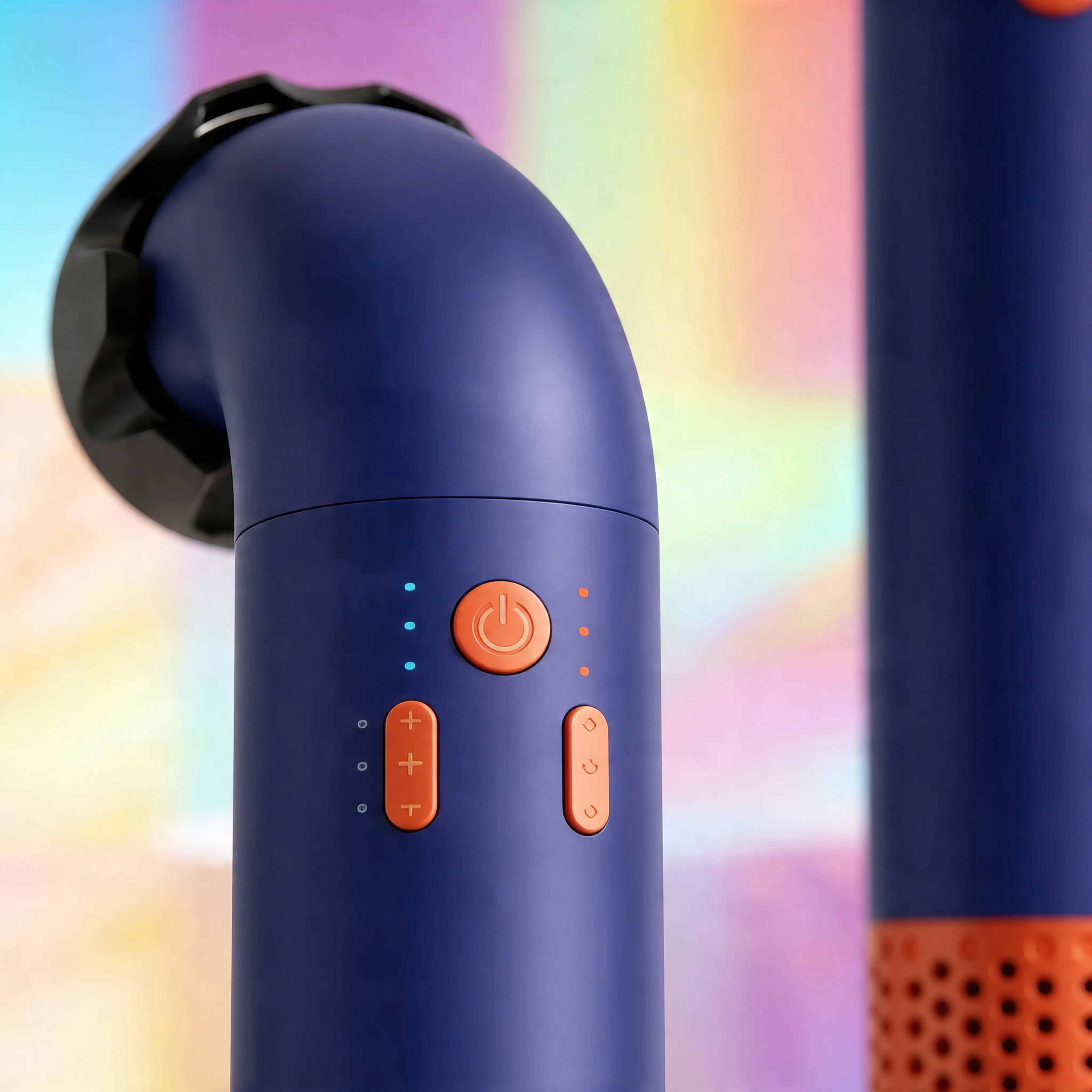 Asciugacapelli Ionico Senza Pale - Tecnologia Vortex Air, Silenzioso, Anti Crespo, Bocchetta Magnetica Uè Shop